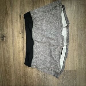 Gray and Black Women's Skort